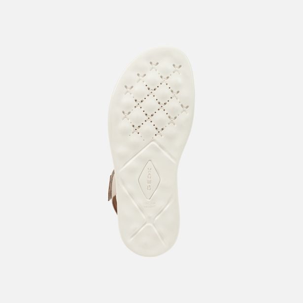 Hnědé dámské sandály Geox Xand 2S