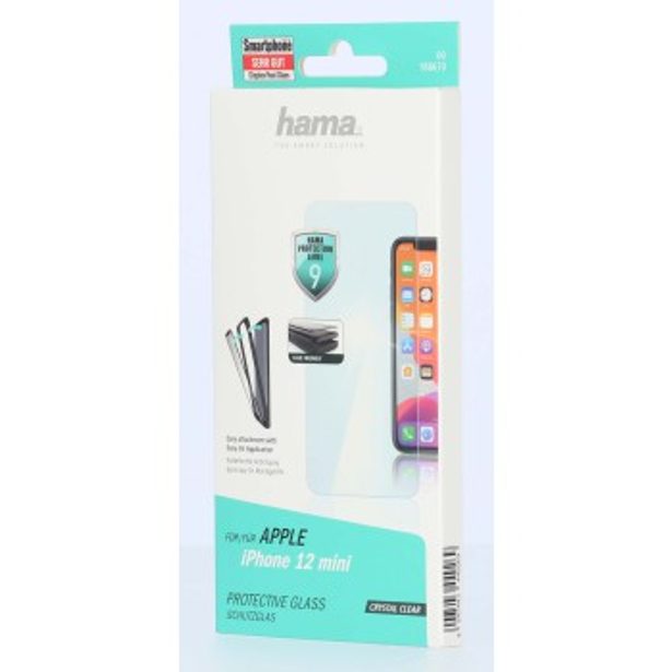 Hama Premium Crystal Glass, ochranné sklo na displej pro Apple iPhone 12 mini