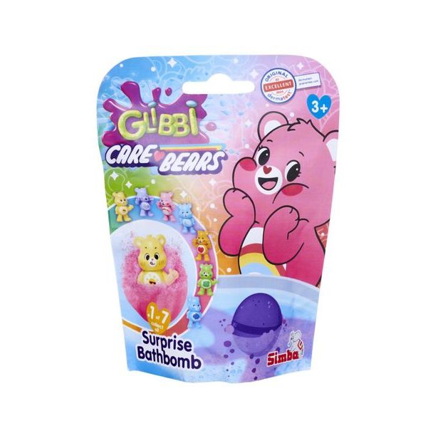 Glibbi Starostlivý medvídci vodní bomba s překvapením, 7 druhů