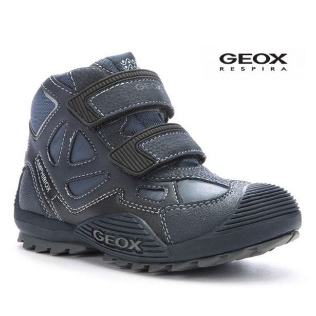 Dětské boty GEOX JR SAVAGE B ABX NAVY/AVIO