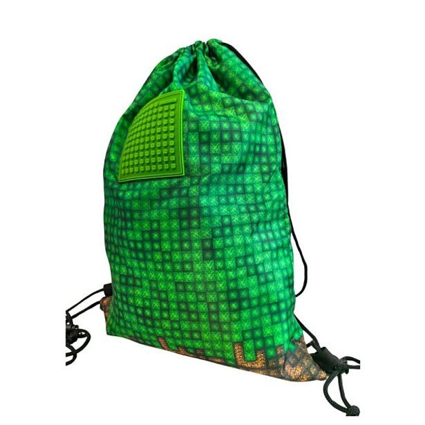 PIXIE CREW PIXIE CREW Vak na záda, zelená, Mine&amp;Craft 50 pixelů