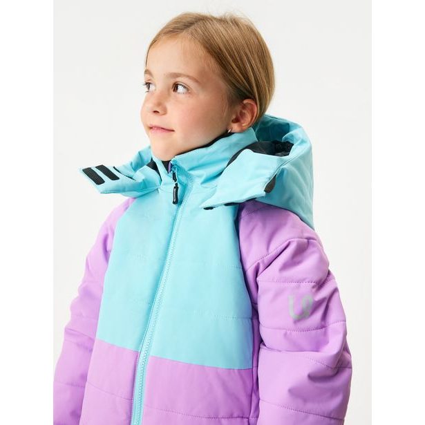 Unuo Dětská zimní bunda Ski, Lila
