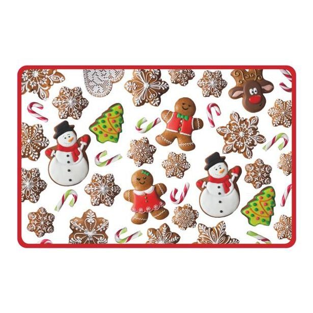 TORO PROSTÍRANÍ VÁNOČNÍ PERNÍČKY PLAST, 28,5X44CM_hamashop