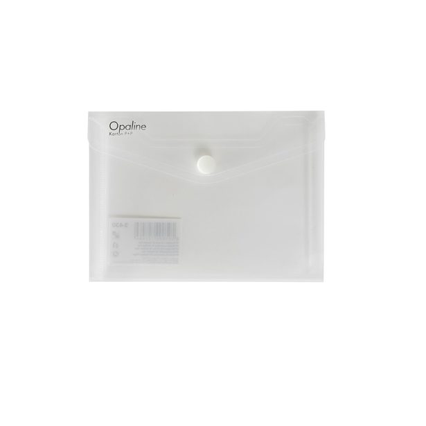 Psaníčko s drukem A6 na šířku Opaline čirá