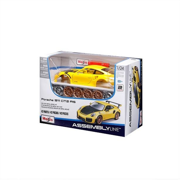 Maisto Maisto - Porsche 911 GT2 RS, žlutá, assembly line, 1:24