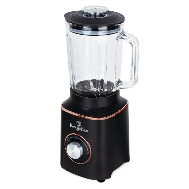BERLINGERHAUS Stolní mixér 1000 W Black Rose Collection se skleněnou nádobou 1,5 l BH-9449