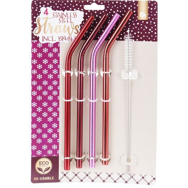 EXCELLENT HOUSEWARE Brčko kovové nerezová ocel fialová KO-CY4651260fial