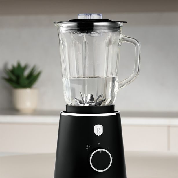 BERLINGERHAUS Stolní mixér se skleněnou nádobou 1,5 L 1000 W Matte Black Collection BH-9822