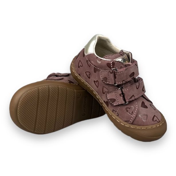 Dětská celokožená obuv Ciciban - Bordo srdíčka