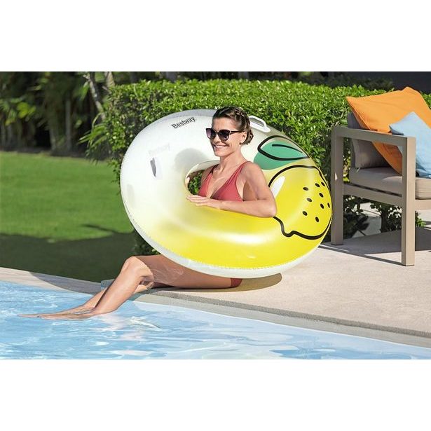 Bestway Nafukovací kruh Squeezed Lemon, průměr 114 cm