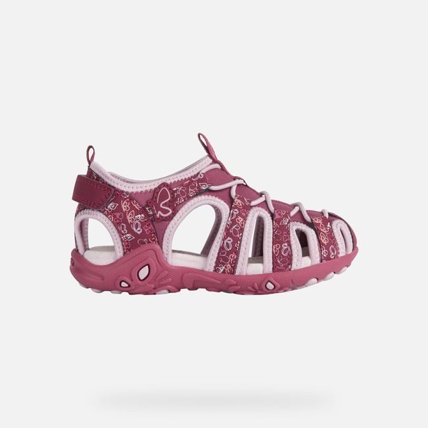 Růžové dívčí sandály Geox Sandal Whinberry G