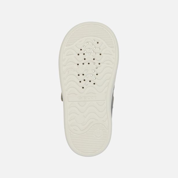 Stříbrné dívčí tenisky Geox Djrock