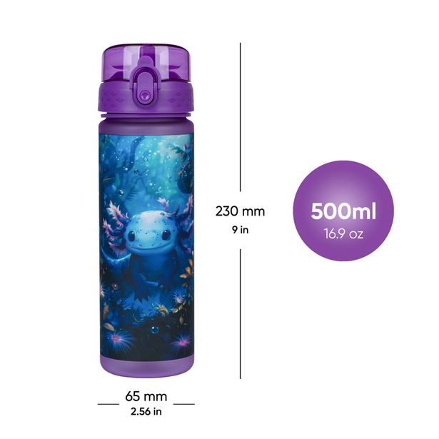 BAAGL Tritanová láhev na pití Axolotl 500 ml