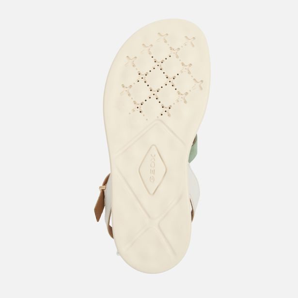 Krémové dámské sandály Geox Xand 2S