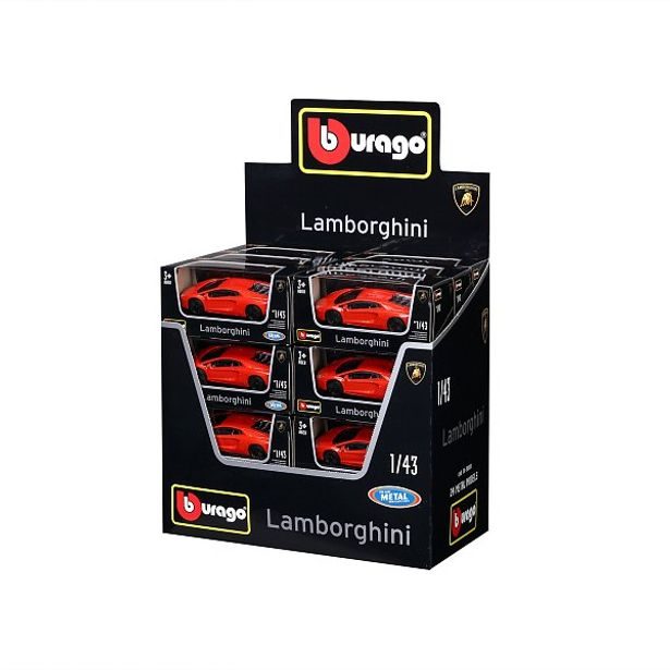 Bburago Bburago - Auta Street Fire, Lamborghini, display 24ks, 1:43, assort
