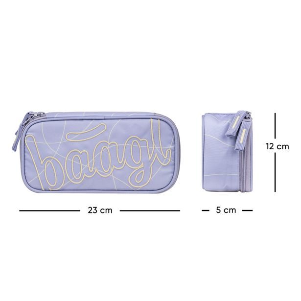 BAAGL Školní penál etue Mishmash GRS