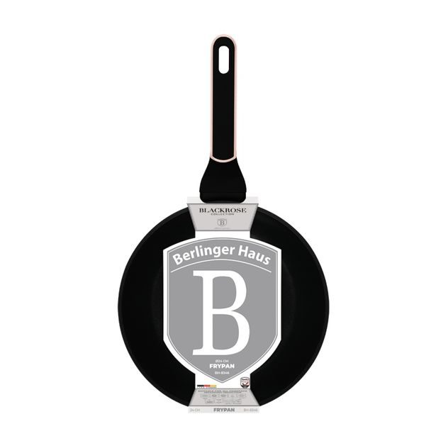 BERLINGERHAUS Pánev s titanovým povrchem 24 cm Black Rose Collection BH-8346