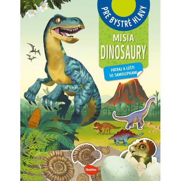 MISIA DINOSAURY – Pátraj a lúšti so samolepkami