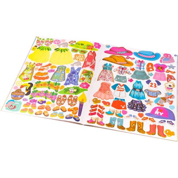 Šaty z celého světa - kniha samolepek Baagl