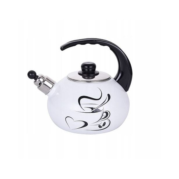 čajník 2,5l ŠAPO DEKOR, indukce, smalt/víčko NR