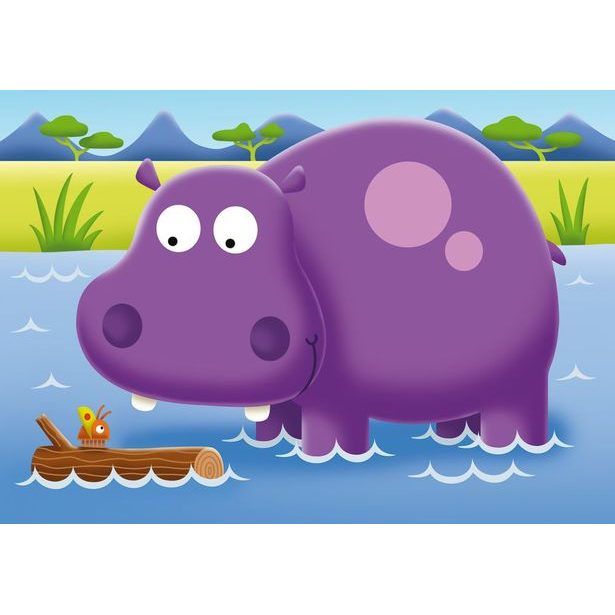 Moje první puzzle Na safari 2/3/4/5 dílků