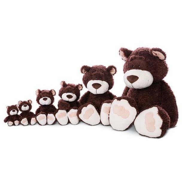 NICI plyš Medvěd hnědý, 20 cm (eco-green)