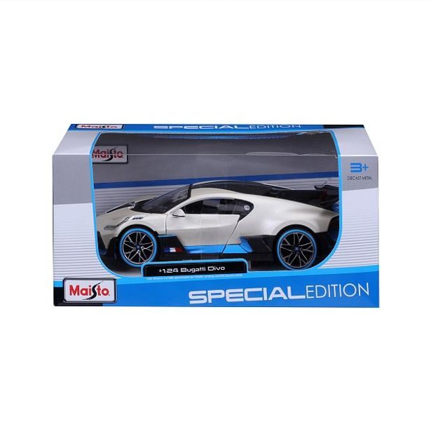 Maisto Maisto - Bugatti Divo, metal bílá, 1:24