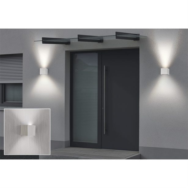 Hama SMART WiFi nástěnné světlo, čtvercové, 10 cm, IP44, pro vnější i vnitřní použití, bílé