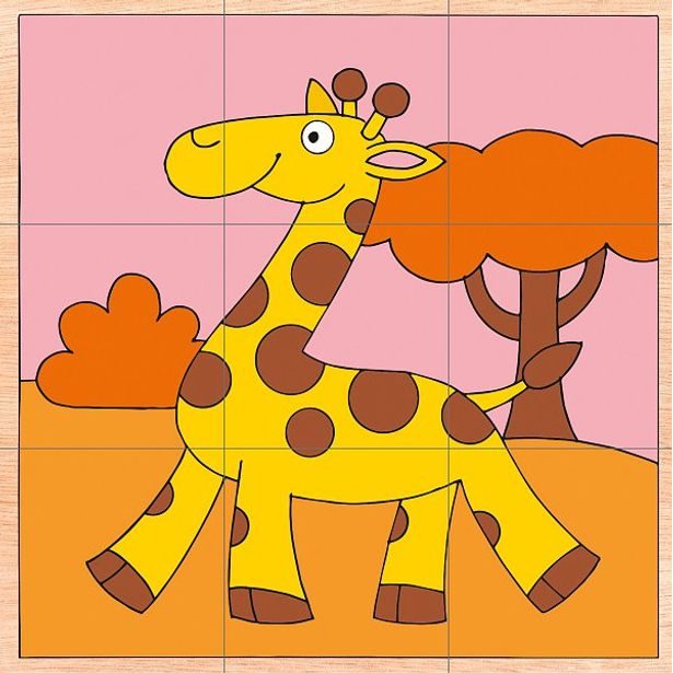 Kubus 3 x 3 - exotická zvířata