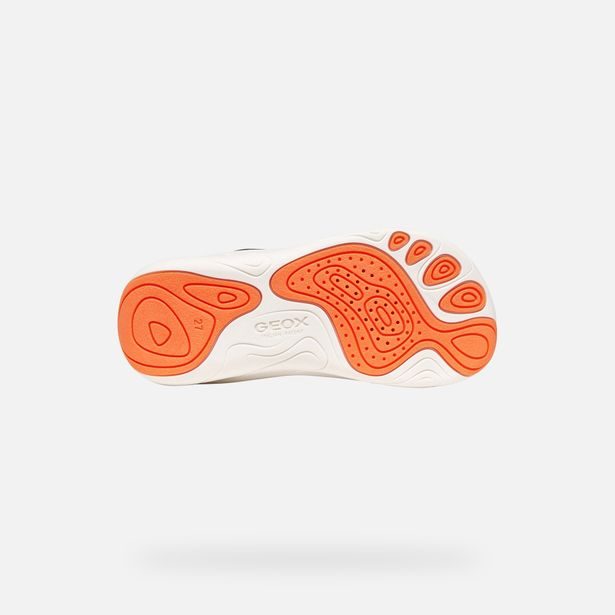 Tmavě modré chlapecké barefoot tenisky Geox Foot-run