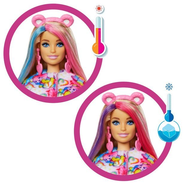 BRB CUTIE REVEAL BARBIE A STAROSTLIVÍ MEDVÍDCI SÉRIE 2 - RŮŽOVÁ