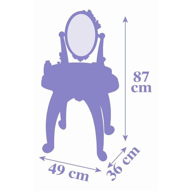 Ledové království Toaletní stolek 2v1 se židličkou