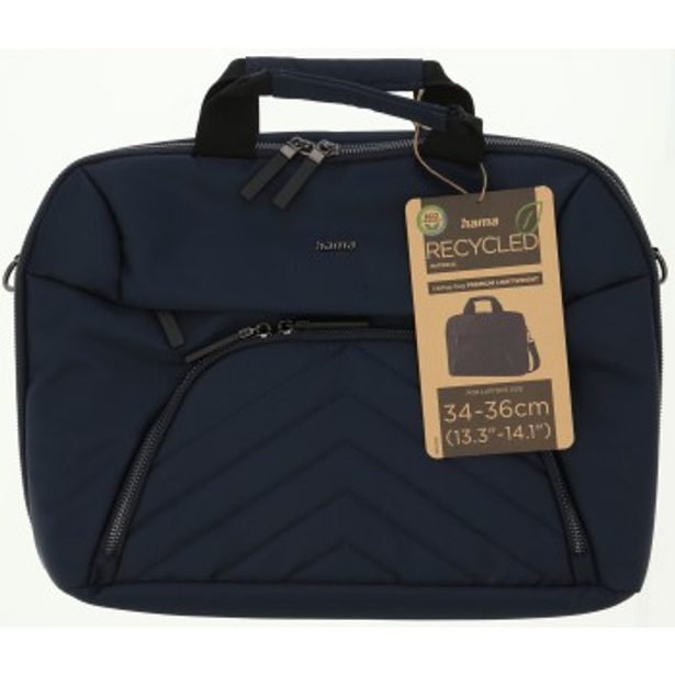 Hama Premium Lightweight, brašna na notebook, 34-36 cm (13,3"-14,1"), recyklovaný PET, tmavomodrá