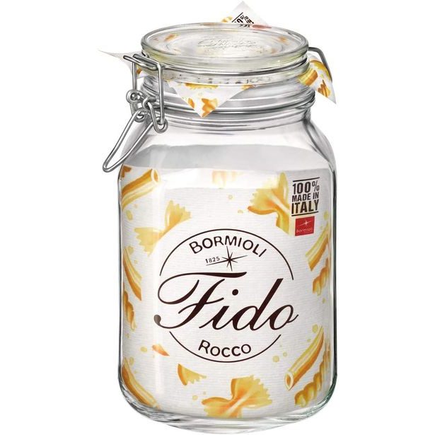 dóza 2,00l FIDO-Bormioli, 12,5x12,5x22cm, patentní sklo