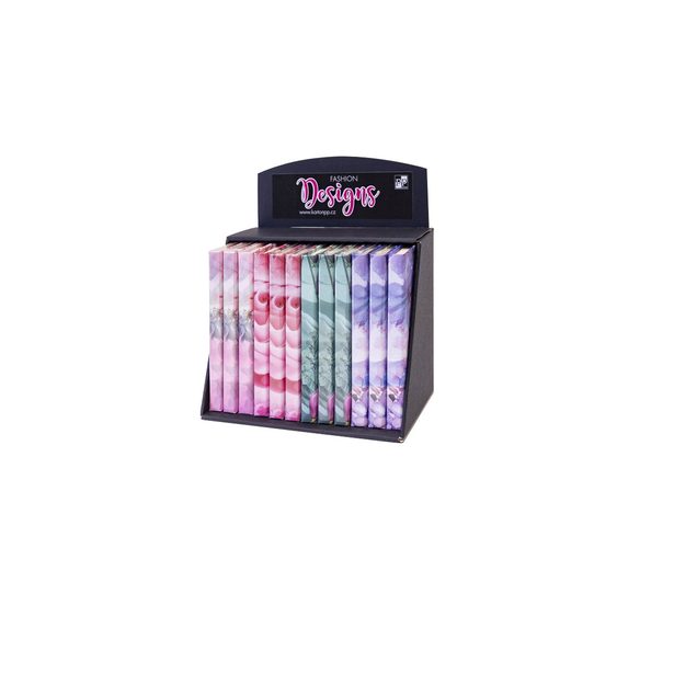 Zápisník A6 - displej po 12ks BLOOM, assort