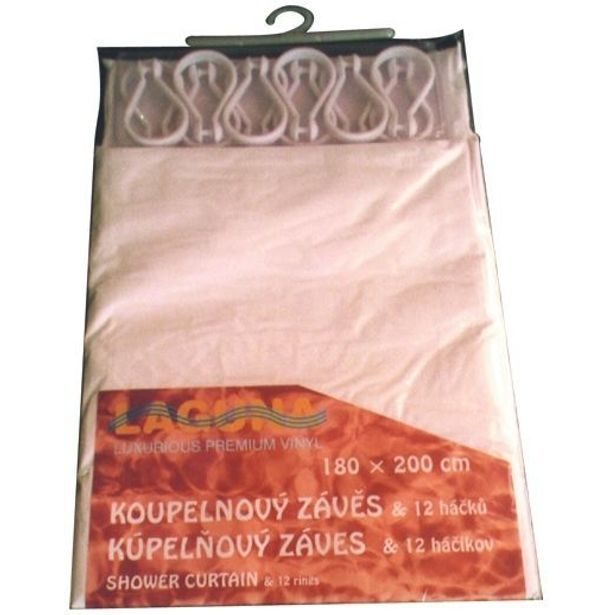 závěs 180x200cm PEVA jednob.,koupel.