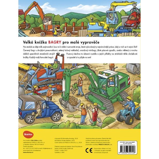 Velká knížka BAGRY pro malé vypravěče