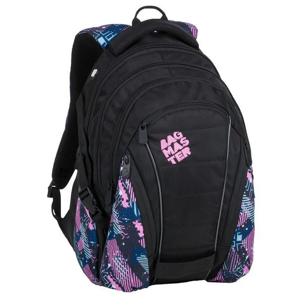 BAGMASTER BAG 9 A PINK/PETROL/BLACK