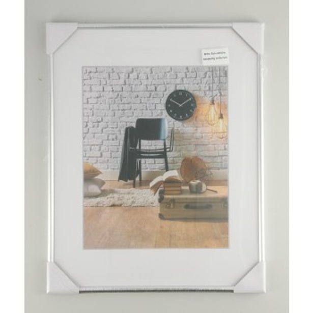 Hama rámeček plastový SEVILLA, stříbrná, 40x50 cm, průhledný plast