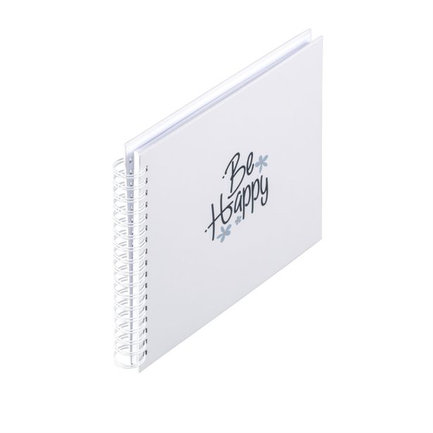 Hama album klasické spirálové Good Things HAPPY 28x24 cm, 50 stran