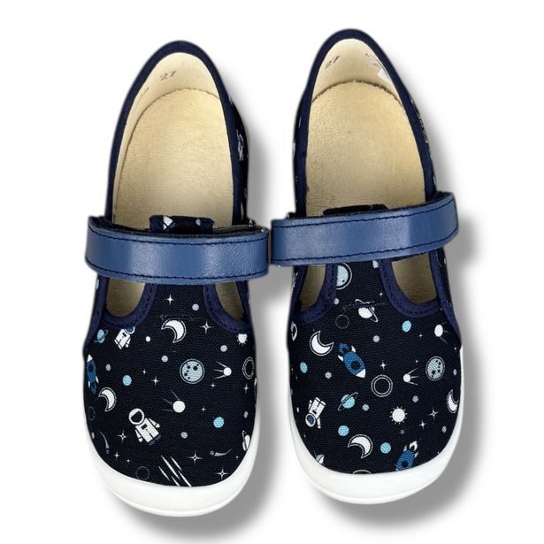 Chlapecké papuče na suchý zip Fare - Vesmír