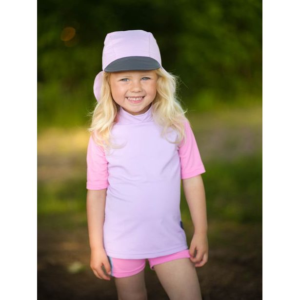 Unuo, Dětské triko s UV ochranou 50+, Lila