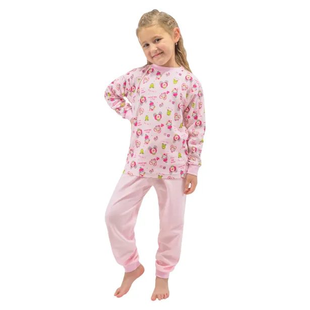 ESITO Dívčí dětské pyžamo Princess - růžová