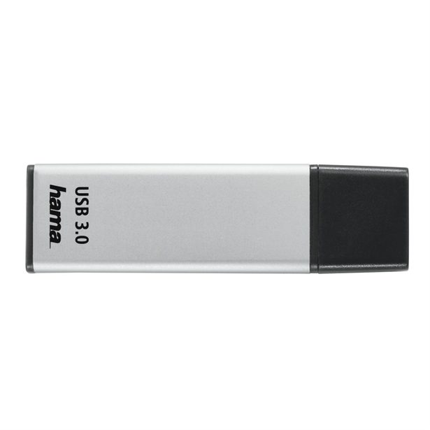 Hama FlashPen Classic, USB 3.0, 64 GB, 40 MB/s, strieborný