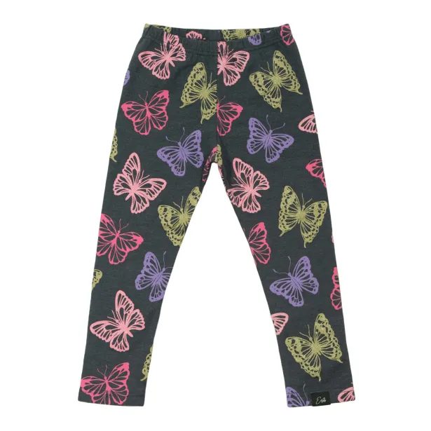 ESITO Dětské legíny Butterfly - šedá