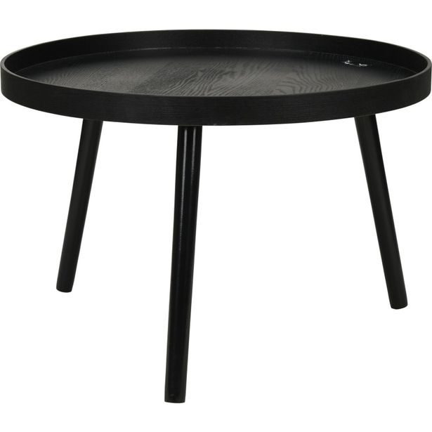 HOMESTYLING Odkládací stolek sada 2 ks borovice černá KO-KR8200300