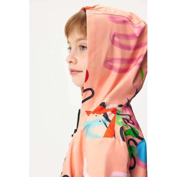 Unuo, Dětská bunda do deště, Meruňková, Fantazie