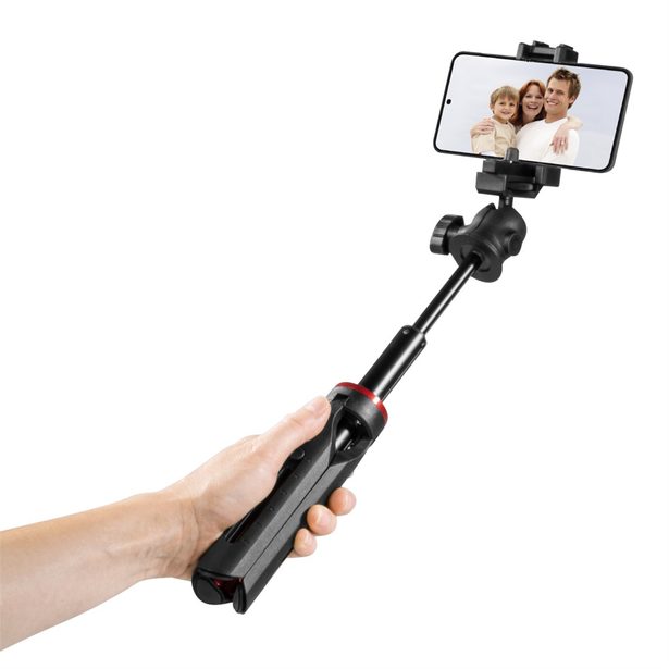 Hama Solid 80 Ball univerzální stativ / selfie tyč, Bluetooth dálková spoušť