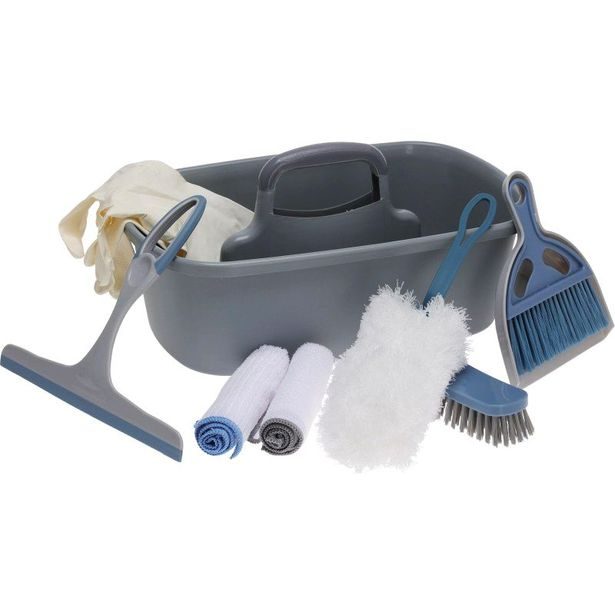 EXCELLENT HOUSEWARE Úklidová sada v kbelíku s rukojetí 8 ks KO-WK1700600