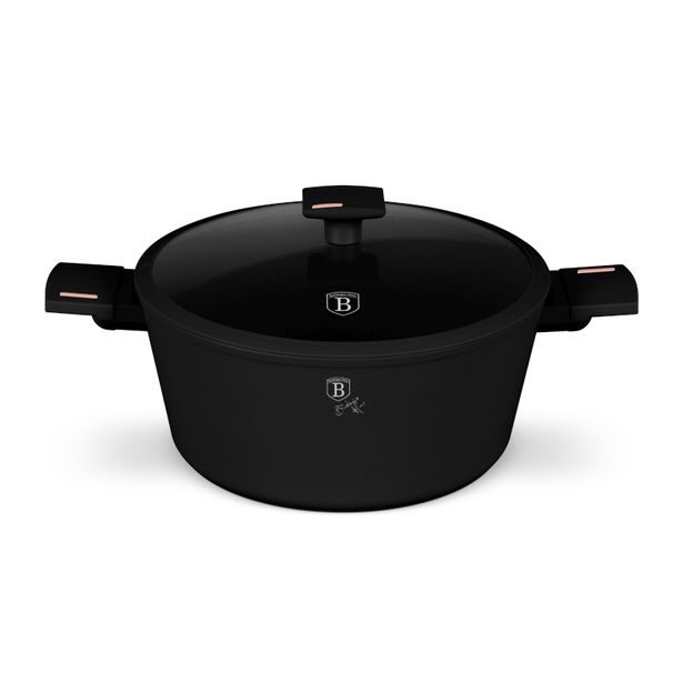 BERLINGERHAUS Kastrol s titanovým povrchem a poklicí 28 cm Monaco Collection BH-8262